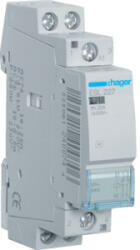 Hager Mágneskapcsoló, 1Z+1NY, 25A, 8/12V AC, moduláris (ESL227) (ESL227)