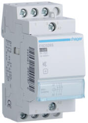 Hager Csendes mágneskapcsoló, 3NY, 25A, 24V AC, moduláris (ESD326S) (ESD326S)