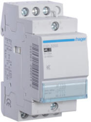 Hager Csendes mágneskapcsoló, 3Z, 25A, 24V AC/DC, moduláris (ESD325S) (ESD325S)