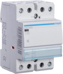 Hager Csendes mágneskapcsoló, 2Z, 40A, 24V AC/DC, moduláris (ESD240S) (ESD240S)