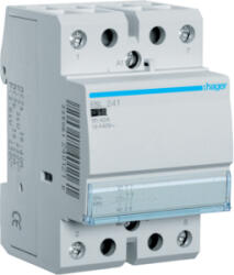 Hager Mágneskapcsoló, 2NY, 40A, 12V AC, moduláris (ESL241) (ESL241)