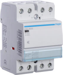 Hager Csendes mágneskapcsoló, 4Z, 63A, 24V AC/DC, moduláris (ESD463S) (ESD463S)