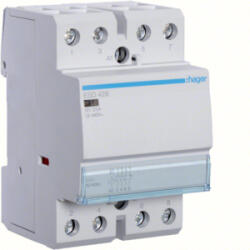 Hager Mágneskapcsoló, 3Z+1NY, 25A, 24V AC, moduláris (ESD428) (ESD428)