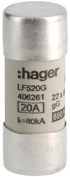 Hager Hengeres olvadóbiztosítóbetét, 22x58 mm, gG, 20 A (LF520G) (LF520G)