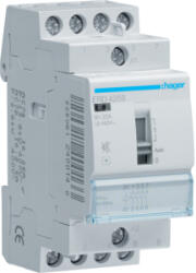 Hager Csendes mágneskapcsoló, 4Z, 25A, 24V AC, I-0-II, moduláris (ERD425S) (ERD425S)