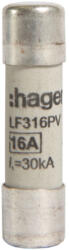Hager PV szolár olvadóbetét, 10x38 mm, 1000 V DC, 16A (LF316PV) (LF316PV)