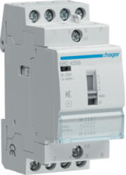 Hager Csendes mágneskapcsoló, 4Z, 25A, 230V AC, I-0-II, moduláris (ERC425S) (ERC425S)
