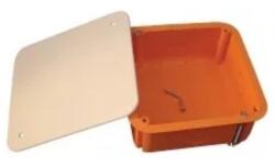 Tracon Gipszkarton doboz, sima, fedéllel, narancssárga (GD100) (GD100)