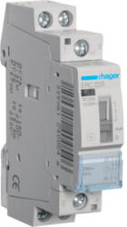 Hager Mágneskapcsoló, 2NY, 25A, 230V AC, I-0-II, moduláris (ERC226) (ERC226)