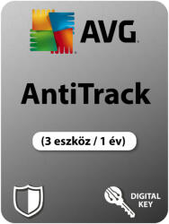 AVG Technologies AVG AntiTrack (3 eszköz / 1 év) (Elektronikus licenc) (S-240103-0461)