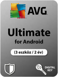 AVG Technologies AVG Mobile Ultimate for Android (3 eszköz / 2 év) (Elektronikus licenc)