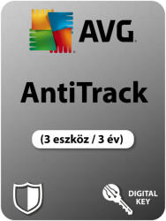 AVG Technologies AVG AntiTrack (3 eszköz / 3 év) (Elektronikus licenc) (S-240103-0588)