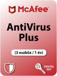 McAfee AntiVirus Plus (3 Device /1 Year) (MAVEMM3RAA)