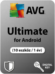 AVG Technologies AVG Mobile Ultimate for Android (10 eszköz / 1 év) (Elektronikus licenc)