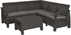 Keter Set mobilier gradina graphite Keter Corfu Relax II (09168-939-00)