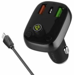 LDNIO C704Q Bluetooth FM transzmitter + USB-C kábel