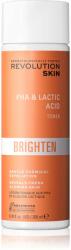 Revolution Beauty Brighten PHA & Lactic Acid tonic exfoliant delicat pentru piele uscata si sensibila 200 ml