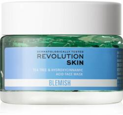 Revolution Skincare Blemish Tea Tree & Hydroxycinnamic Acid masca -efect calmant pentru tenul gras, predispus la acnee 50 ml Masca de fata