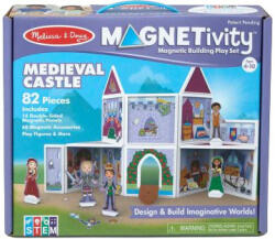 Melissa & Doug Set de joaca magnetic Castel medieval - Melissa & Doug (MD30662)