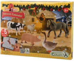 CollectA Calendar de Craciun Collecta cu figurine pictate manual Viata la ferma 84178 (COL84178CB) - roua