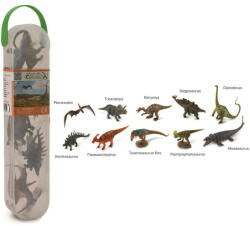 CollectA Cutie cu 10 minifigurine Dinozauri set 1 (COLA1101C) - roua