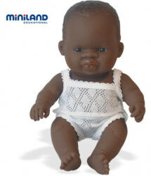 Miniland Baby african baiat Miniland Papusa 21cm (ML31123) - roua