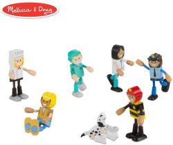 Melissa & Doug Set figurine flexibile Meserii - Melissa & Doug (MD2474) - roua