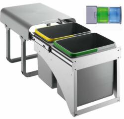 EKOTECH - Beépíthető hulladékgyűjtő EKKO FRONT 40 - 2x16 liter - konyhaluxnet