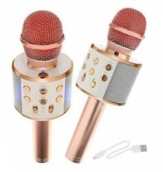  Microfon Karaoke fără fir IsoTrade, Bluetooth, 100 Hz - 10 kHz, baterie Li-ion, roz deschis, 00009002 Instrument muzical de jucarie