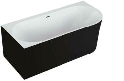 M-Acryl Balance különleges akril kád 160x75 +előlap + láb (fekete matt) jobb (12496)