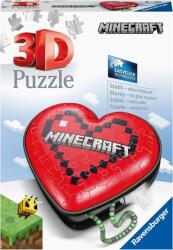 Ravensburger 54 db-os 3D puzzle - Minecraft szív dobozka (11285) - gyerekjatekbolt