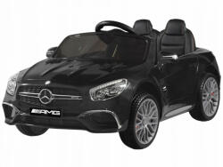 Jokomisiada Masinuta electrica pentru copii, cu functie de balansare Mercedes SL65 AMG, 2 motoare 35W, 1 baterie 12V/ 7Ah, telcomanda cu control parental 2, 4Ghz, Negru (PA0280 CY)