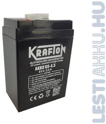 Krafton 6V 4, 5Ah Szünetmentes akkumulátor
