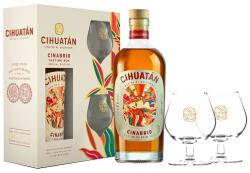  Cihuatan Cinabrio 12 years Aged Rum 40% pdd. + 2 pohár