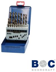 Bohrcraft 1140 13 10019 HSS-E ME10 Metal-Box fémfúró készlet, 1-10 mm (Co 5%), 19 darabos (1140 13 10019)