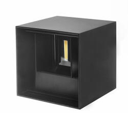 DomenoLED DOMENO ID-597 oldalfali lámpa, 6W, fekete (ID-597)