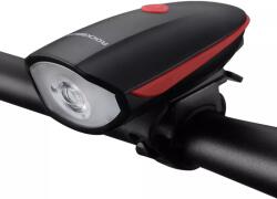 ROCKBROS Lanterna bicicleta cu acumulator si claxon RockBros Rosu