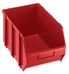  Elöl nyitott összekapcsolható tárolódoboz 210x341x167 mm (piros) ( 10 db/cs) (01_714238_doboz)