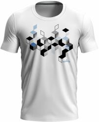 Bontis Tricou CUBES - Albă | 2XL (TRI-CUBES-whi-XXL)