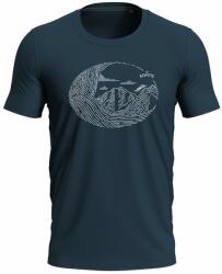 Bontis Tricou MOUNTAINS - Albastru închis | 2XL (TRI-MOUNT-mab-XXL)