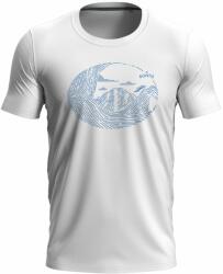 Bontis Tricou MOUNTAINS - Albă | 2XL (TRI-MOUNT-whi-XXL)