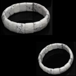  Bratara din Hawolit Natural - Diametru 60 mm - Perna Fatetata 11x15 mm - 1 Buc