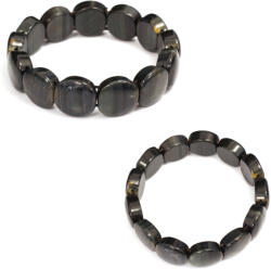  Bratara din Ochi de Soim Natural - Diametru 52 mm - Ovala 14x15 mm - 1 Buc