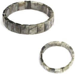  Bratara din Ochi de Vultur Natural - Diametru 58 mm - Dreptunghi Fatetat 10x12 mm - 1 Buc