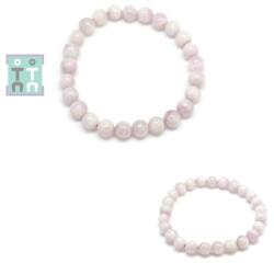  Bratara Kunzit Lila Diametru 50 mm - Margele Rotunde - 6-6, 9 mm - 1 Buc