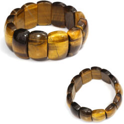  Bratara din Ochi de Tigru Natural - Diametru56 mm - Dreptunghi 15x24 mm - 1 Buc