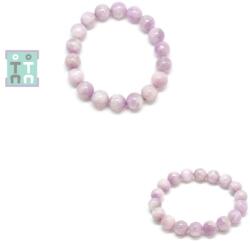  Bratara Kunzit Lila Diametru 55 mm - Margele Rotunde - 8-8, 9 mm - 1 Buc