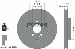 TEXTAR Disc frana TEXTAR PRO+ 92296705 (92296705)