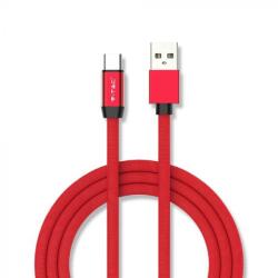 V-TAC 1M C Típusú USB kábel piros - arany széria - 8631 - v-tachungary