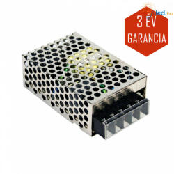 MEAN WELL LED Fémházas szerelhető tápegység 25W 1.1A 24V IP20 - RS-25-24 (MW-RS-25-24)